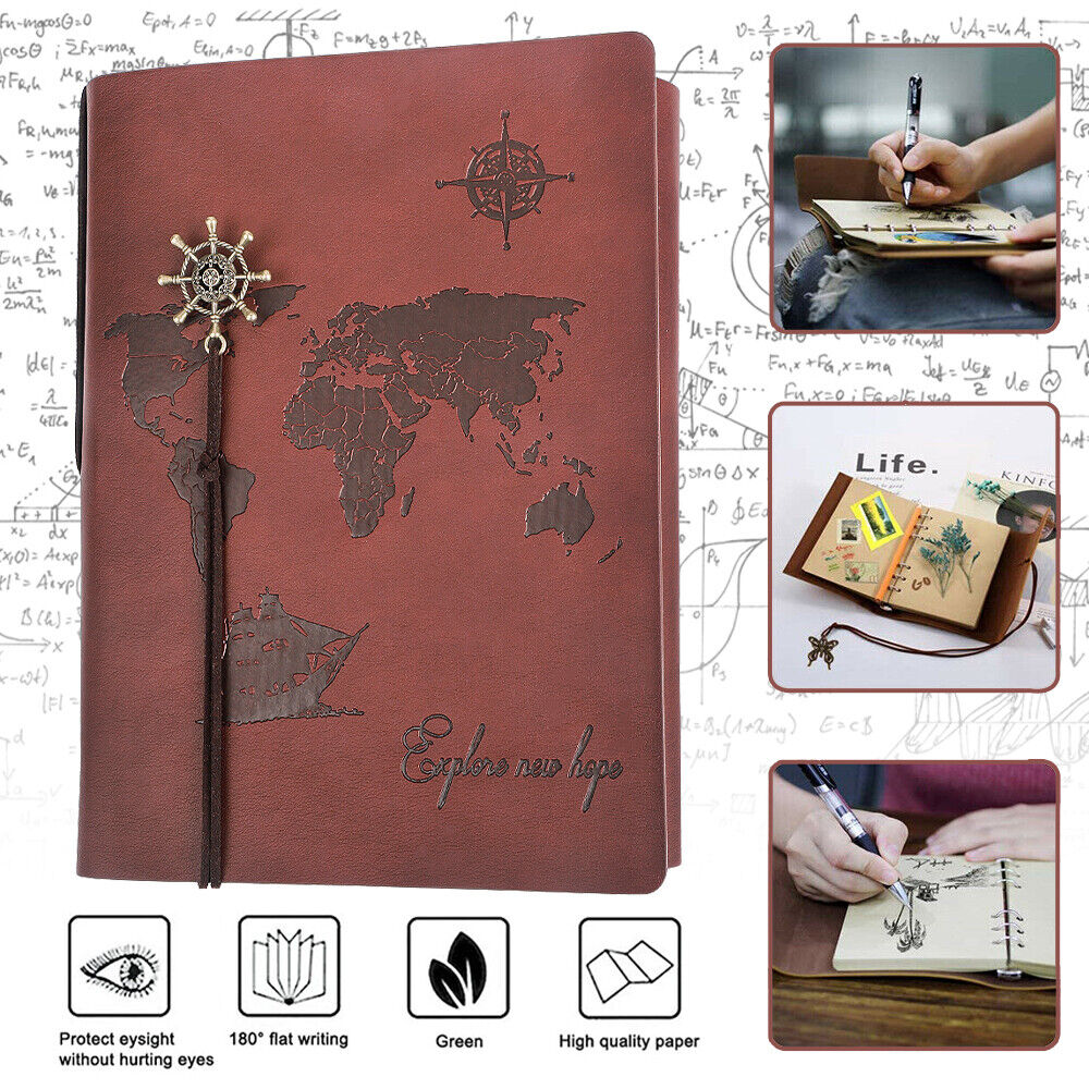 Leather Journal Notebook Travel Diary Notebook Business Notebook Retro Notebook