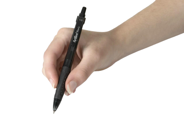12 x Artline Ikonic 8410 Retractable Ballpoint Pen 1.0mm Black/Blue/Red