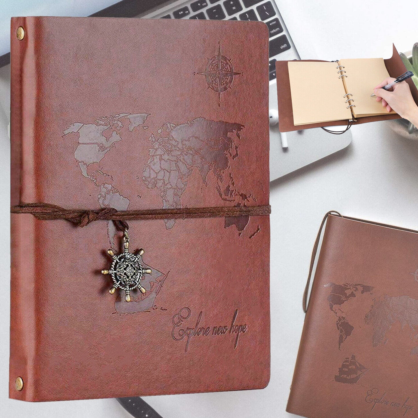 Leather Journal Notebook Travel Diary Notebook Business Notebook Retro Notebook