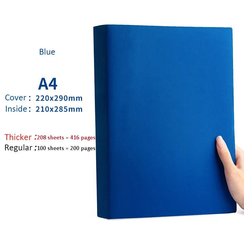 Thick Large A4 Lined Notebook Diary Journal