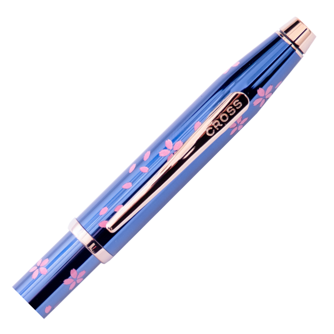 CROSS Century II Ballpoint Pen Cherry Blossom Blue Rose Gold Special Edition