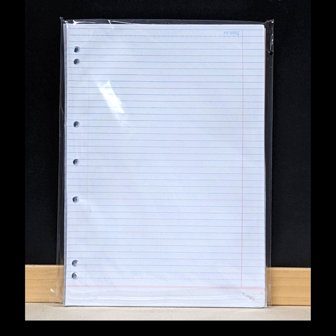 6x A4 Writing Paper70gsm Loose Leaf Refills 140 Page Packs 8mm Ruled F431Ax6