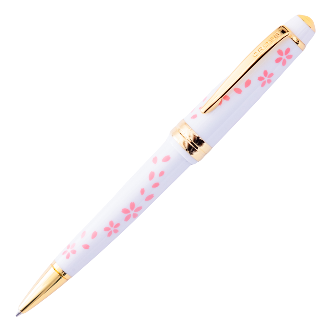 CROSS Bailey Light Ballpoint Pen - Cherry Blossom Gloss White Special Edition