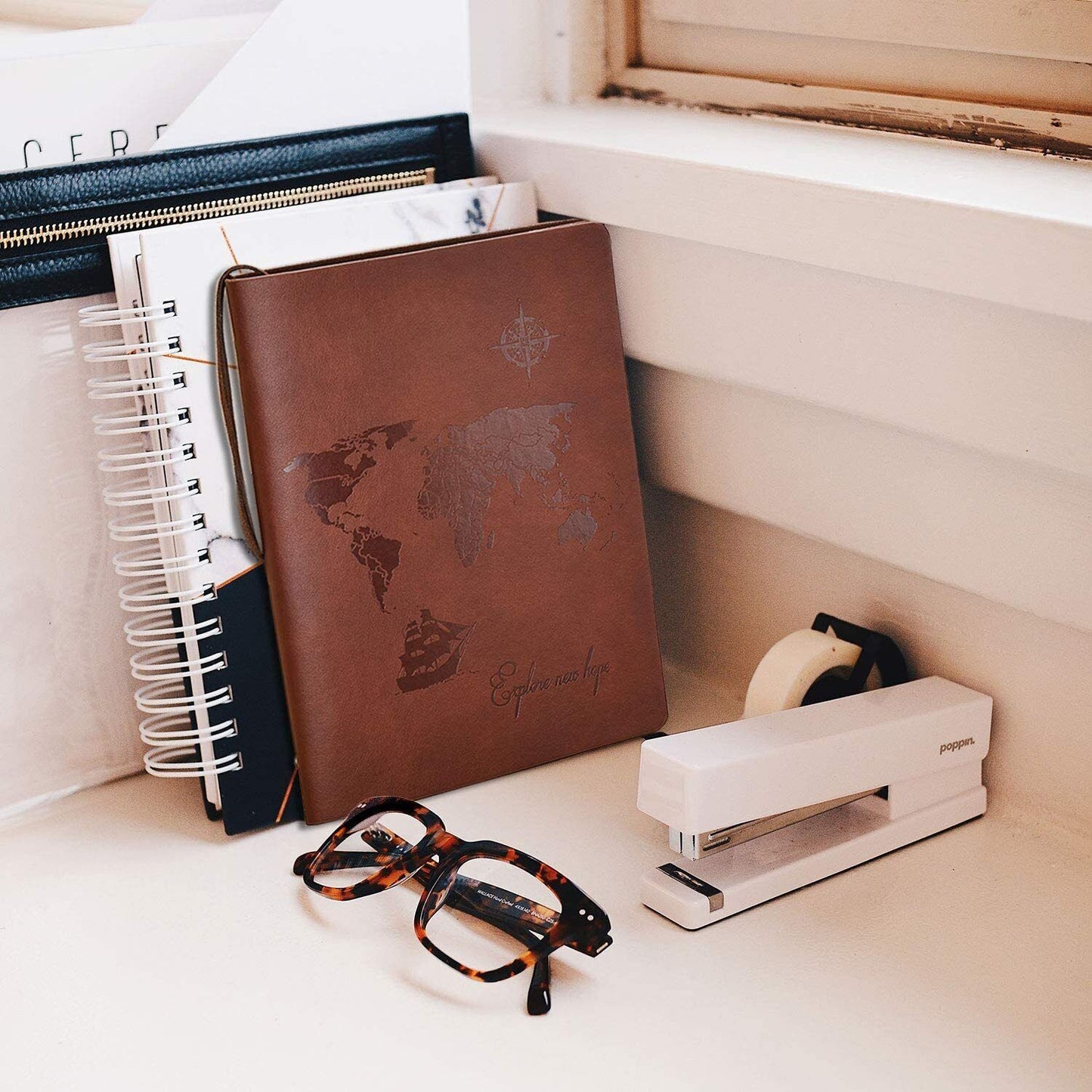 Leather Journal Notebook Travel Diary Notebook Business Notebook Retro Notebook