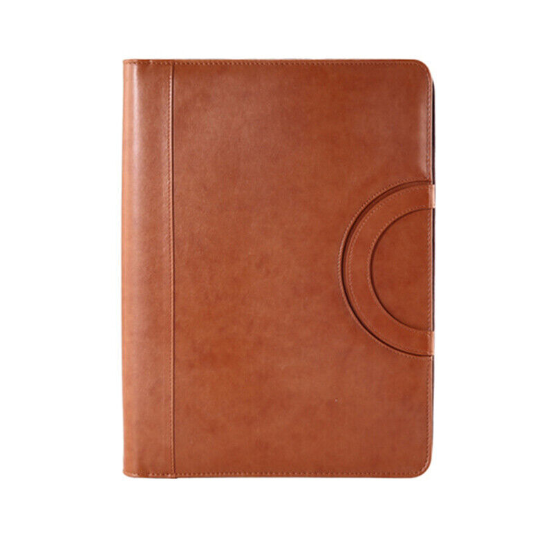 A4 Multifunctional Folder PU Leather Zipper Bag