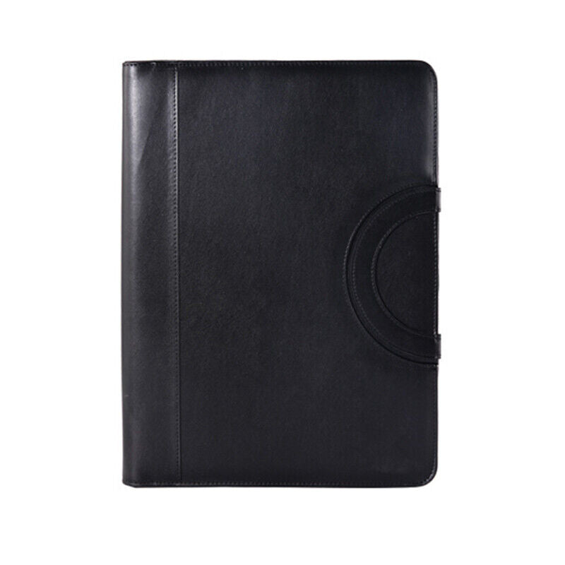 A4 Multifunctional Folder PU Leather Zipper Bag