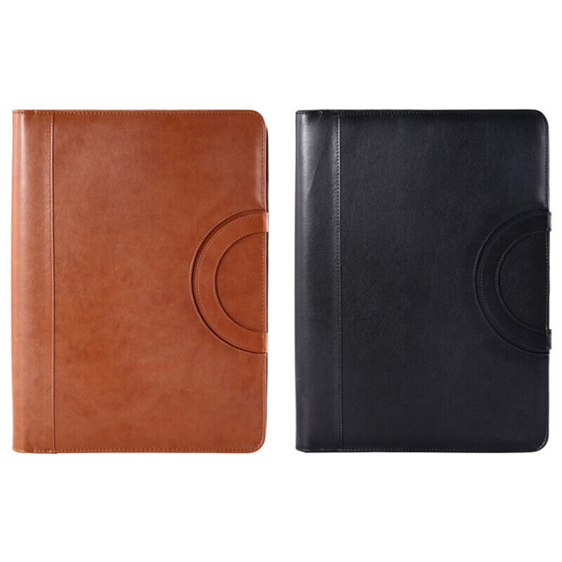A4 Multifunctional Folder PU Leather Zipper Bag