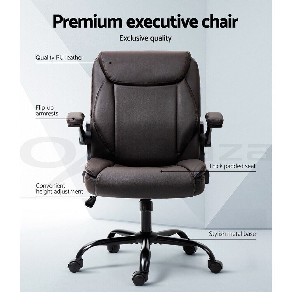 Artiss Leather Executive Office Chair