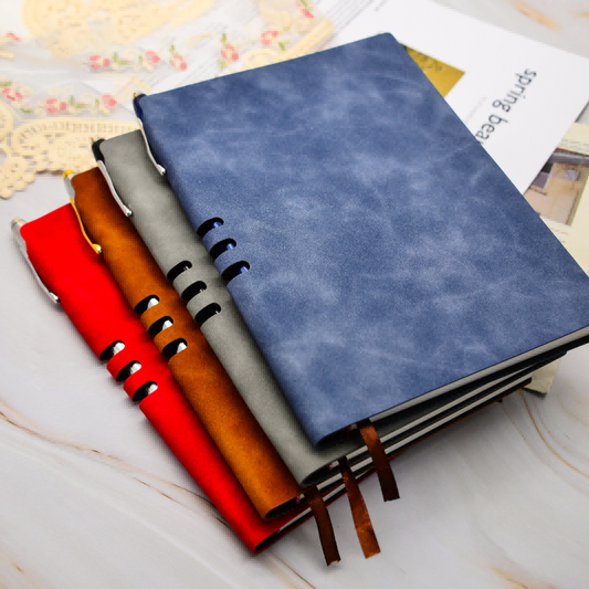 Notebook A5 Soft Leather Luxurious Touch 120 Blank Pages Diary Business Journal