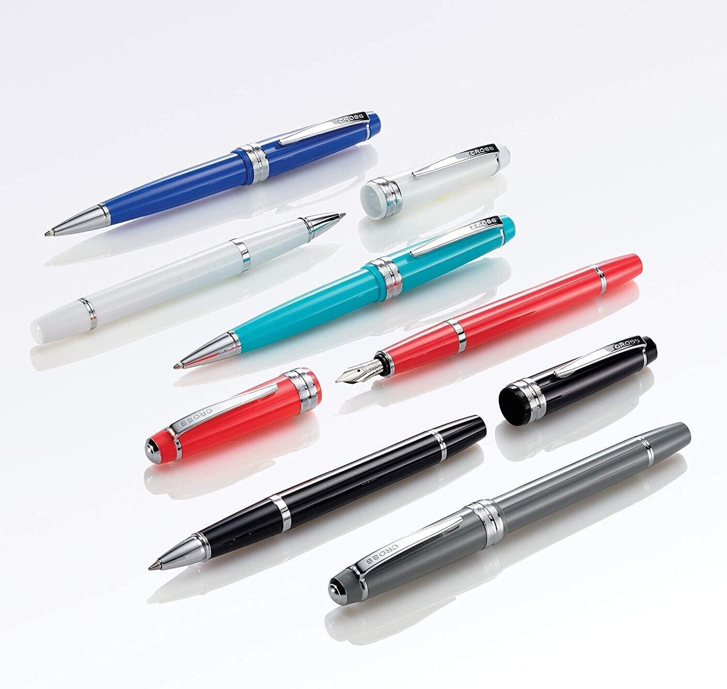 CROSS Ballpoint Pen Bailey Light Gift Box Teal Silver Exquisite Writing Tools