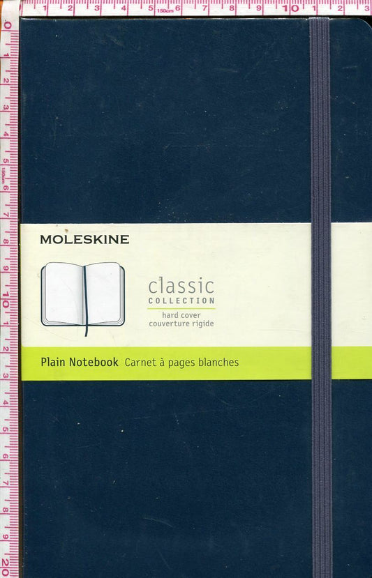 Moleskine Classic Hard Cover Plain Notebook