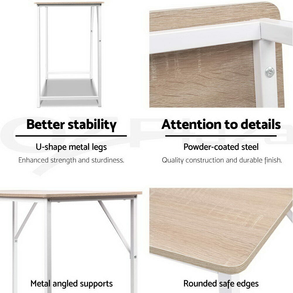 Artiss Sund Computer Desk Home Office Study Table Oak 100CM