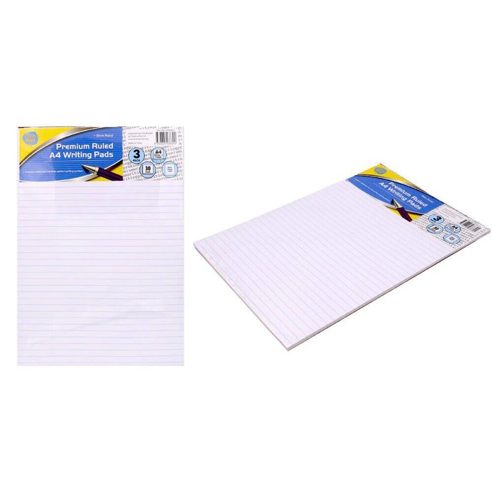 Ruled Writing Pads A4
