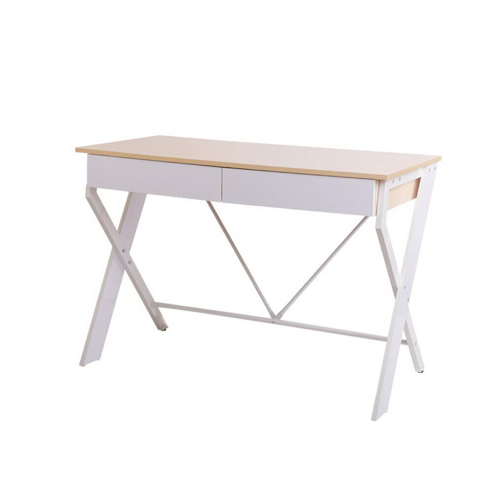 Artiss XAXA Computer Desk Drawer Home Office Study Table Oak 100CM