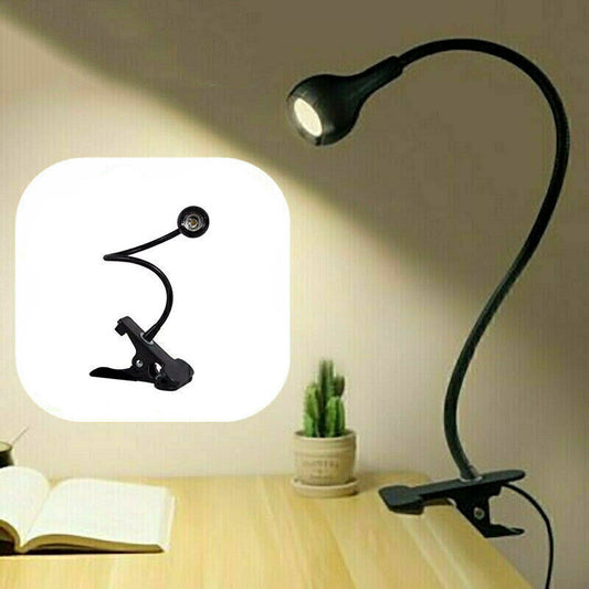 LED Clip-on Lights 360° Flexible Gooseneck Desk Lamp
