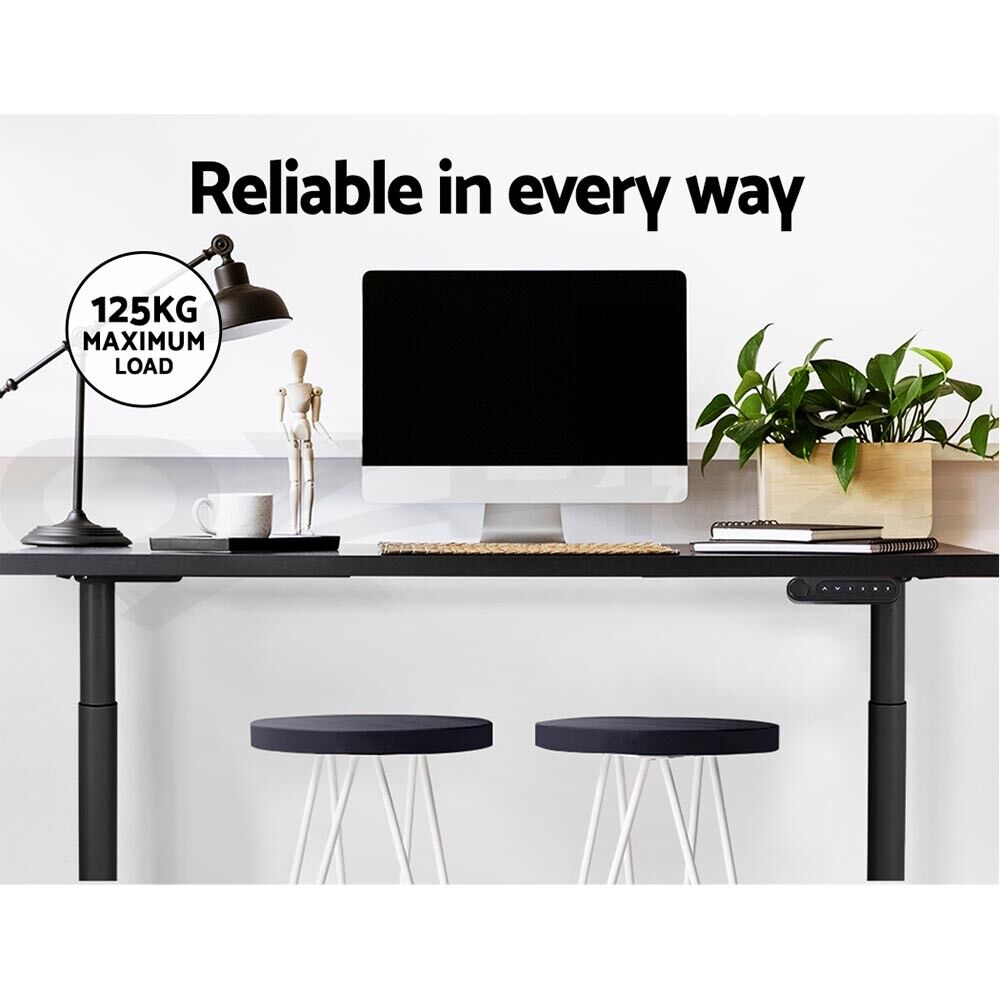Artiss Electric Sit Stand Desk Black 120cm
