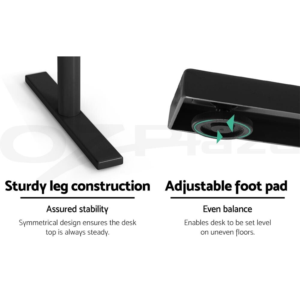 Artiss Electric Sit Stand Desk Black 120cm