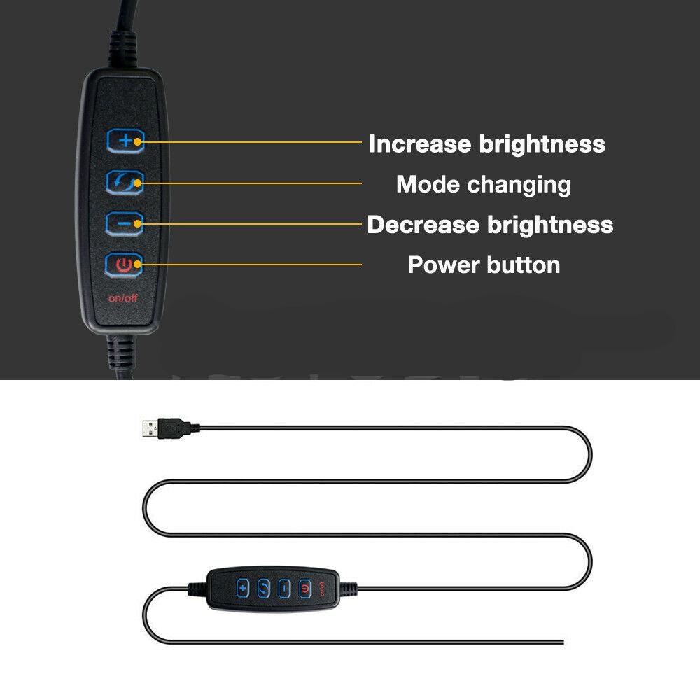 Modern Clip On LED Desk Lamp