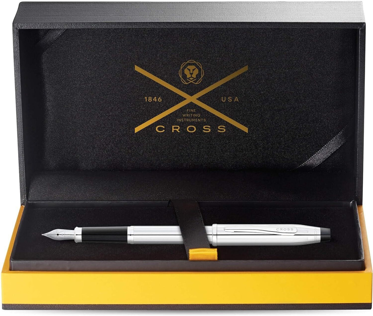 Cross Century II Lustrous Chrome Luxury Fountain Pen