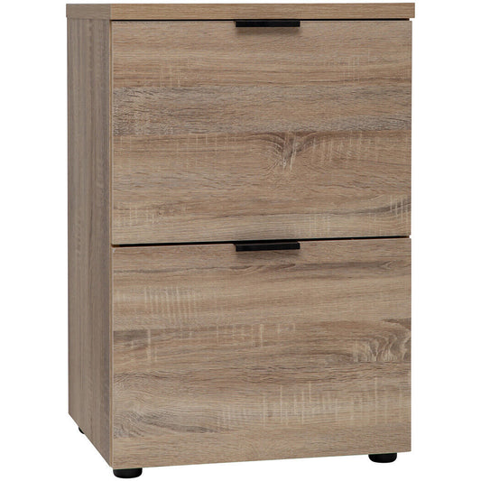Rico 2 Drawer Filing Cabinet - Light Sonoma Oak