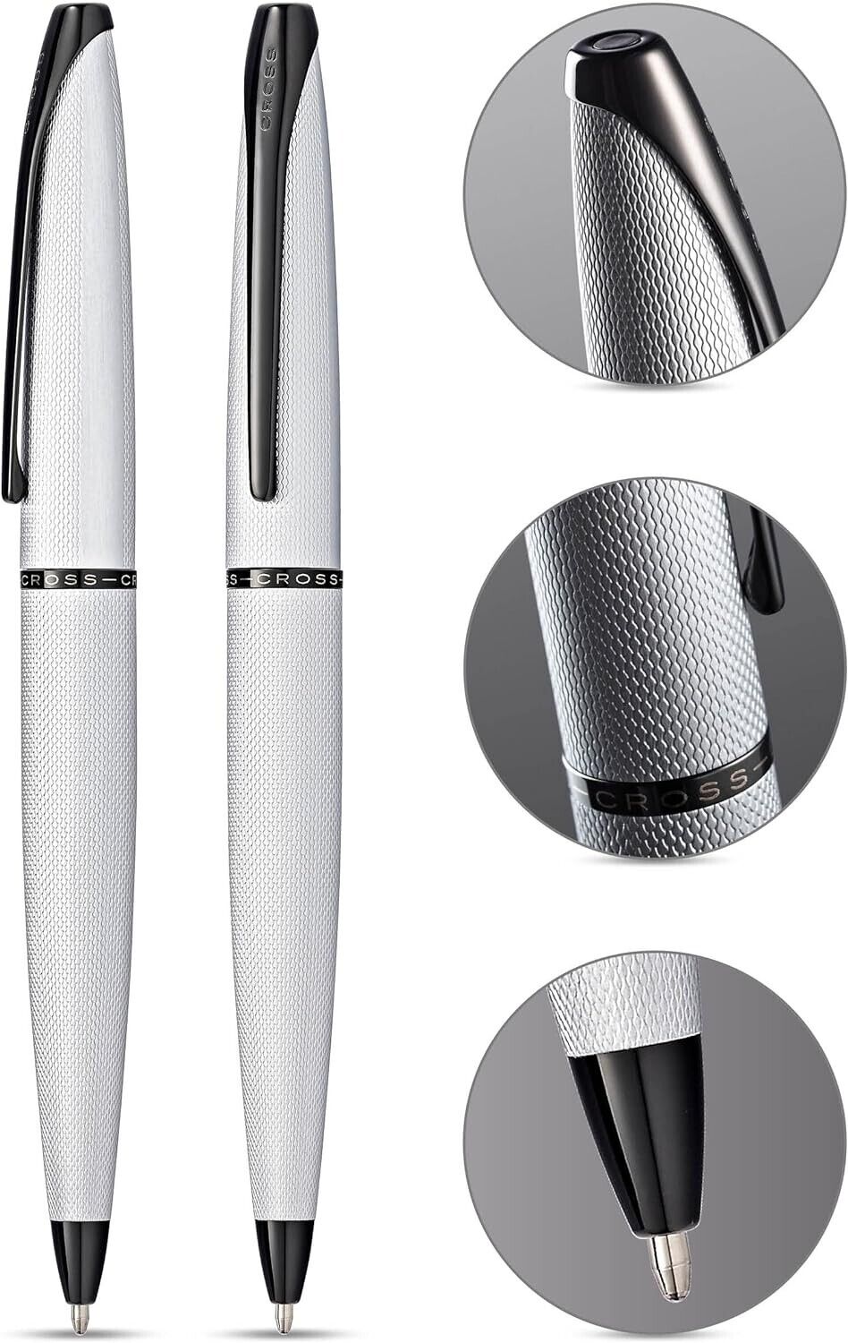 Cross ATX Brushed Chrome Ballpoint Pen