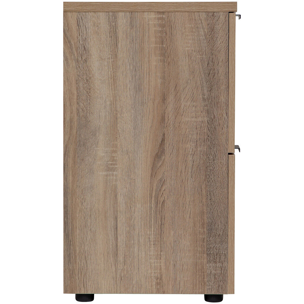 Rico 2 Drawer Filing Cabinet - Light Sonoma Oak