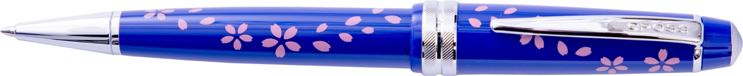 CROSS BaileyLight Ballpoint Pen Cherry Blossom Gloss Blue Resin Special Edition