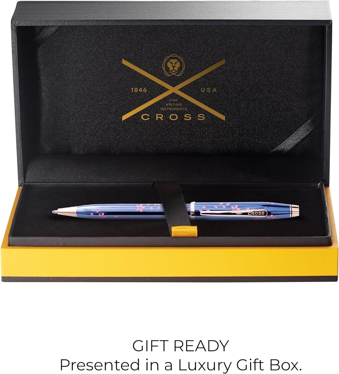CROSS Century II Ballpoint Pen Cherry Blossom Blue Rose Gold Special Edition