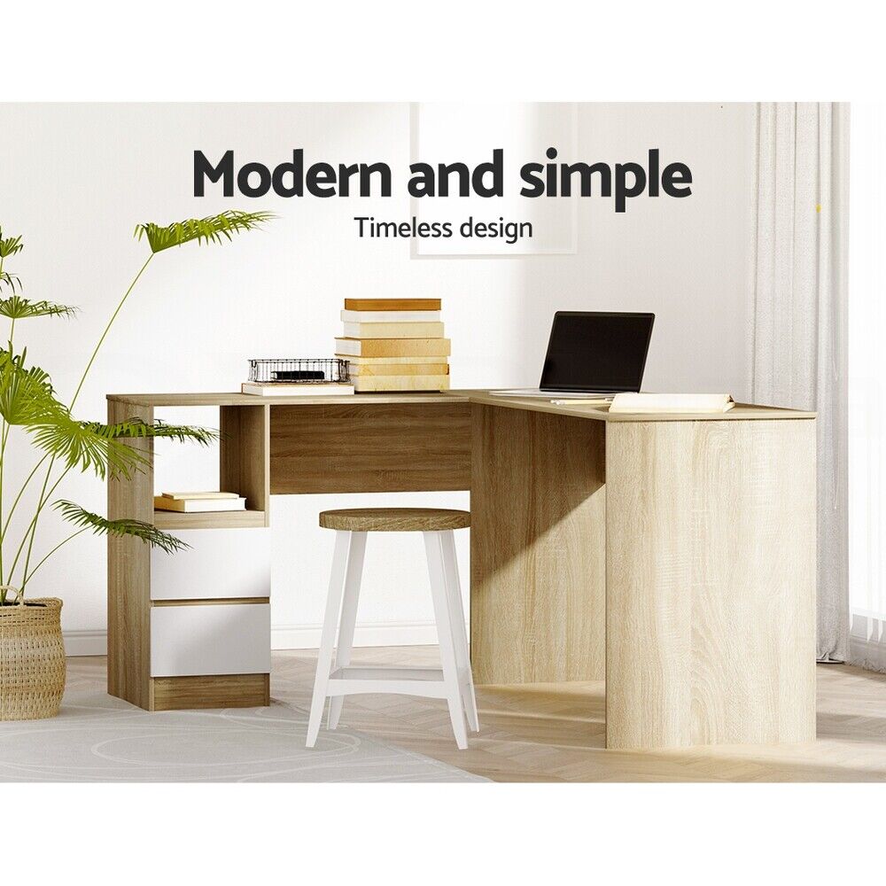 Artiss Computer Desk L-Shape Home Office Study Table