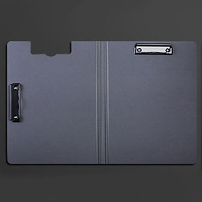 Portable A4 File Folder Clipboard Writing Pad Memo Clip Board Double Clips