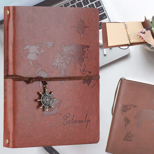 Leather Journal Notebook Travel Diary Notebook Business Notebook Retro Notebook