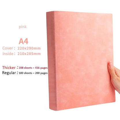 Thick Large A4 Lined Notebook Diary Journal