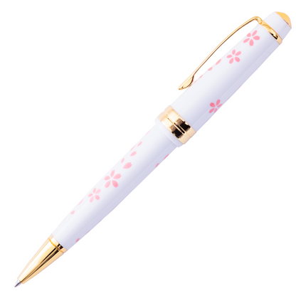 CROSS Bailey Light Ballpoint Pen - Cherry Blossom Gloss White Special Edition