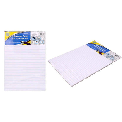 Ruled Writing Pads A4