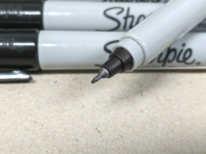 4 x Sharpie Permanent Marker Ultra Fine Point 0.3mm Ultra Fine Black 37121