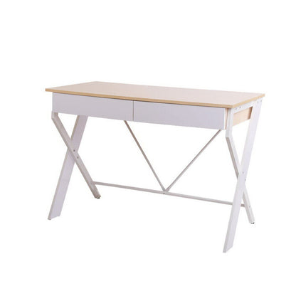 Artiss XAXA Computer Desk Drawer Home Office Study Table Oak 100CM
