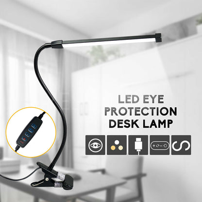 Modern Clip On LED Desk Lamp