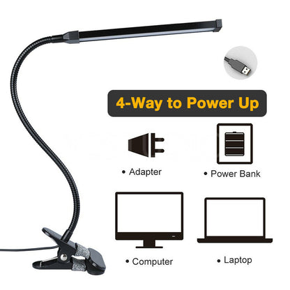 Modern Clip On LED Desk Lamp