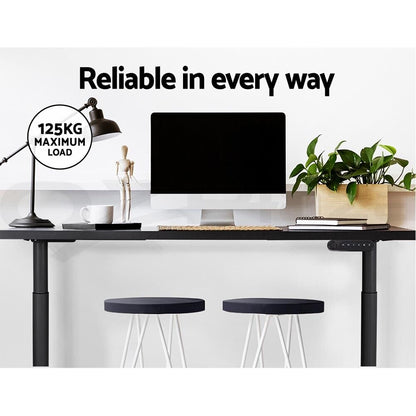 Artiss Electric Sit Stand Desk Black 120cm