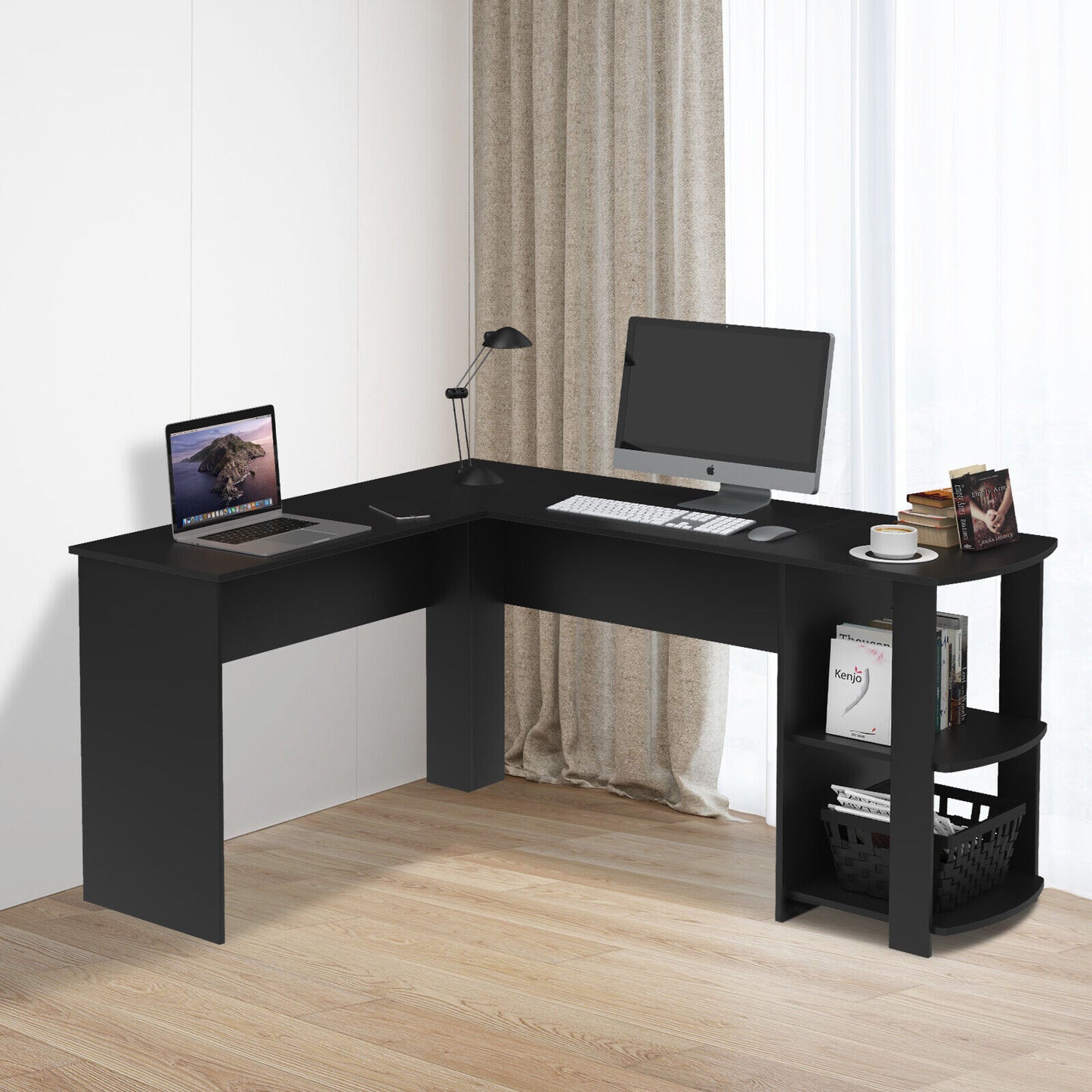 Corner Computer Desk 140cm - Transform Your Workspace