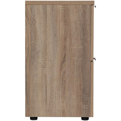 Rico 2 Drawer Filing Cabinet - Light Sonoma Oak