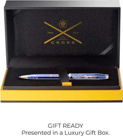 CROSS Century II Ballpoint Pen Cherry Blossom Blue Rose Gold Special Edition